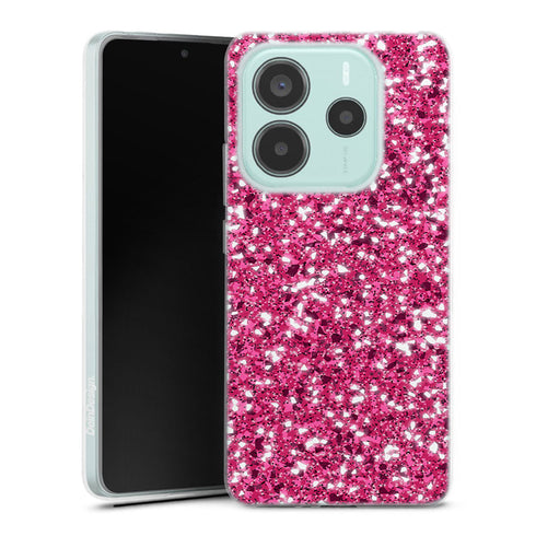 Coque pour Xiaomi Redmi Note 14 5G Pink Glitter way