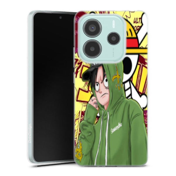 coque Xiaomi Redmi Note 14 5G Singe Luffy