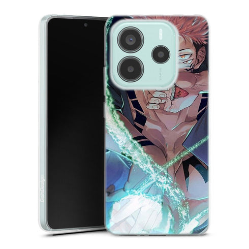 coque Xiaomi Redmi Note 14 5G Sukuna pleine puissance Jujutsu Kaisen
