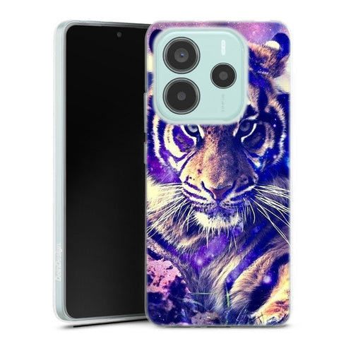 Coque Xiaomi Redmi Note 14 5G Tigre Bleu de Russie