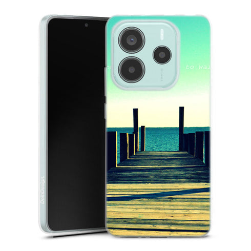 Coque Xiaomi Redmi Note 14 5G Tommorrow | Housse silicone, antichocs, protection optimale - Motif floral