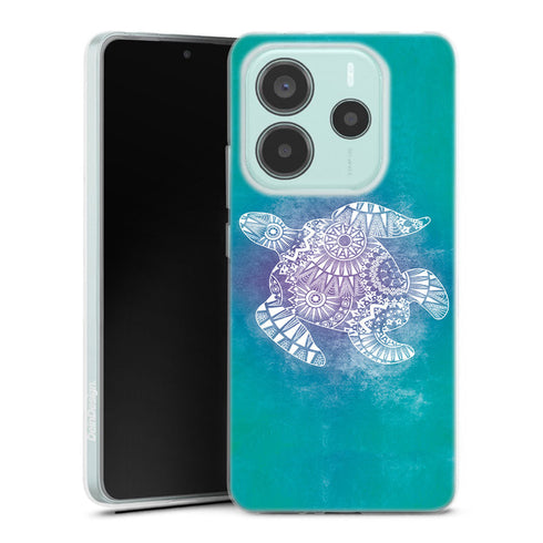 Coque Xiaomi Redmi Note 14 5G Tortue Mandala