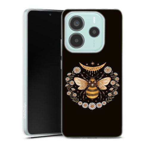 Coque Xiaomi Redmi Note 14 5G Voyage de Noces | Housse silicone, antichocs, protection optimale - Motif floral