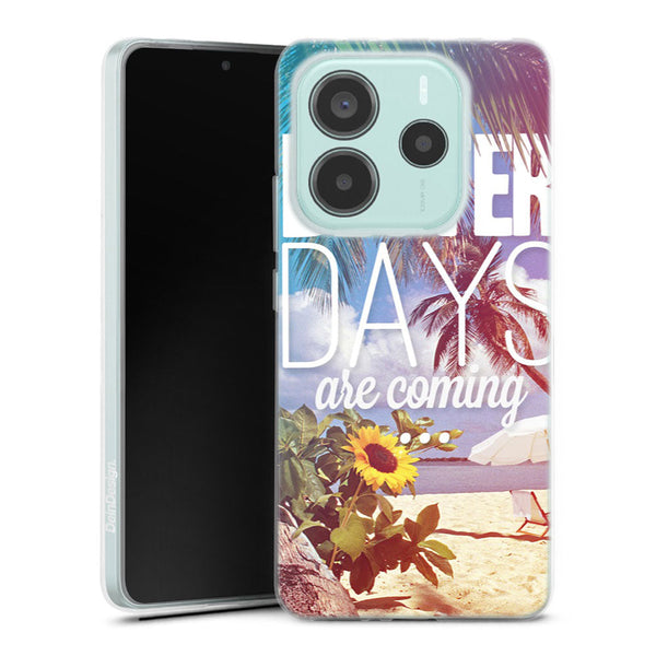 Coque Xiaomi Redmi Note 14 5G Better Days | Housse silicone, antichocs, protection optimale - Motif floral