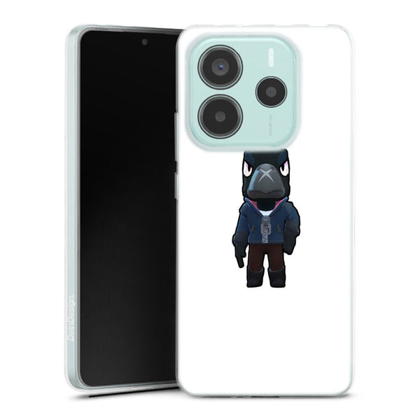 Coque Xiaomi Redmi Note 14 5G Corbac Brawl Stars | Housse silicone, Protection optimale - Motif Jeux video Gaming