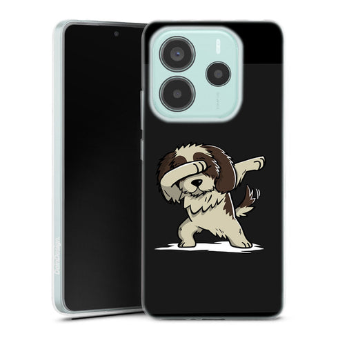 Coque Xiaomi Redmi Note 14 5G Dog shih tzu dabbing