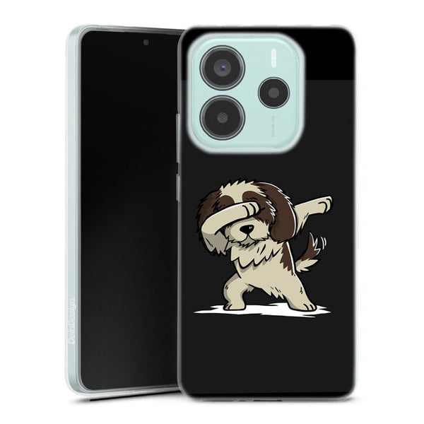 Coque Xiaomi Redmi Note 14 5G Dog shih tzu dabbing