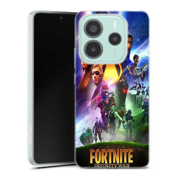 Coque Xiaomi Redmi Note 14 5G Fortnite Skin Omega infinity war | Housse silicone, Protection optimale - Motif Jeux video Gaming