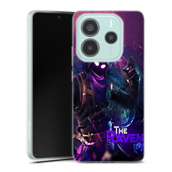 Coque Xiaomi Redmi Note 14 5G Fortnite The Raven | Housse silicone, Protection optimale - Motif Jeux video Gaming