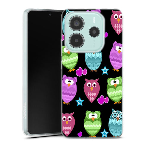 Coque pour Xiaomi Redmi Note 14 5G Funky owls