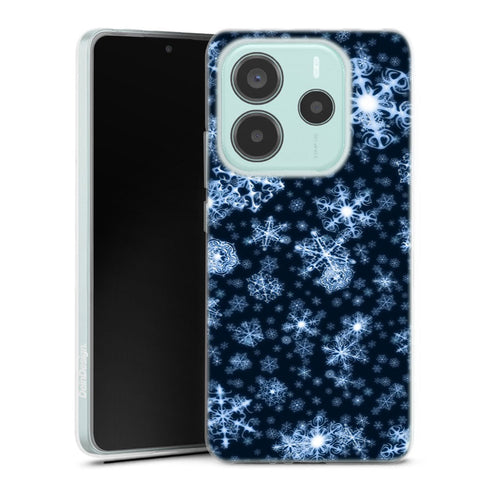 Coque Xiaomi Redmi Note 14 5G Let it Snow | Housse silicone, antichocs, protection optimale - Motif floral Neige