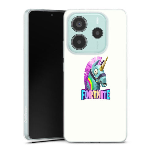 Coque Xiaomi Redmi Note 14 5G Licorne Fortnite | Housse silicone, Protection optimale - Motif Jeux video Gaming