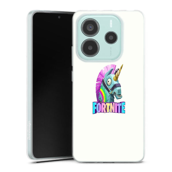 Coque Xiaomi Redmi Note 14 5G Licorne Fortnite | Housse silicone, Protection optimale - Motif Jeux video Gaming