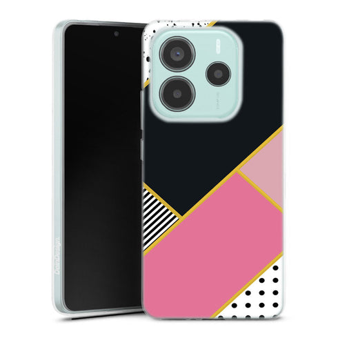 Coque pour Xiaomi Redmi Note 14 5G Minimal Pink Style