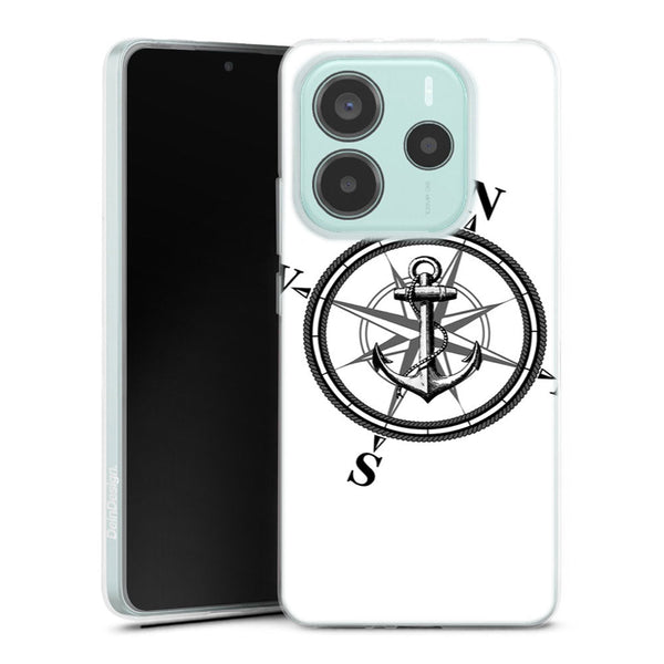 Coque Xiaomi Redmi Note 14 5G Nautica | Housse silicone, antichocs, protection optimale - Motif floral