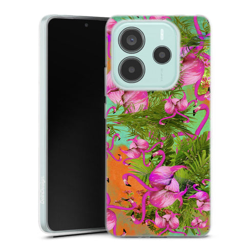 Coque Xiaomi Redmi Note 14 5G Peace | Housse silicone, antichocs, protection optimale - Motif floral