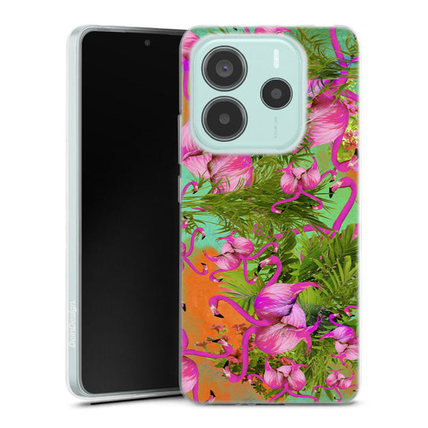 Coque Xiaomi Redmi Note 14 5G Peace | Housse silicone, antichocs, protection optimale - Motif floral