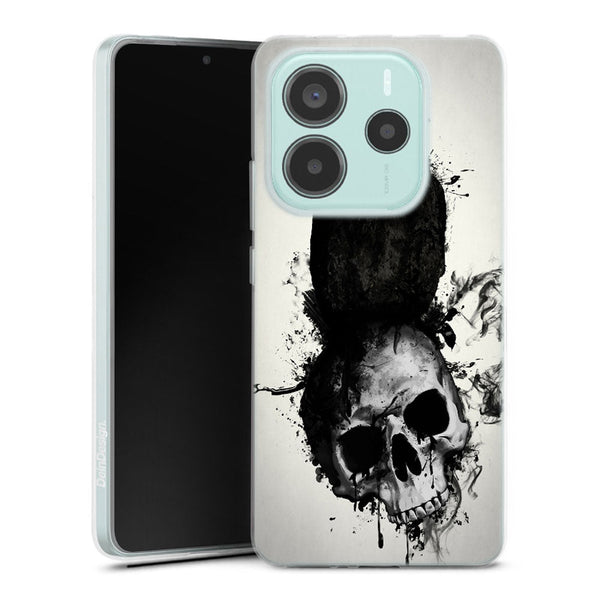 Coque Xiaomi Redmi Note 14 5G Raven and Skull