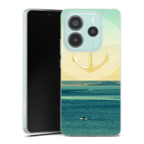Coque Xiaomi Redmi Note 14 5G Row Your Own Boat | Housse silicone, antichocs, protection optimale - Motif floral
