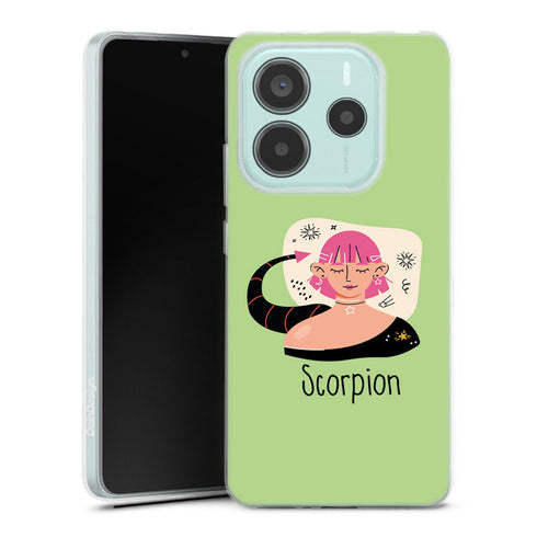 Coque telephone Xiaomi Redmi Note 14 5G Zodiac Scorpion