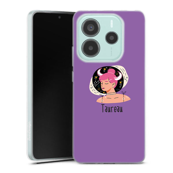 Coque pour Xiaomi Redmi Note 14 5G Zodiac Taureau