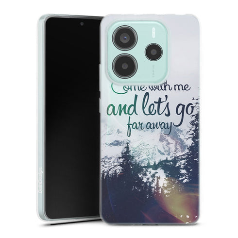 Coque Xiaomi Redmi Note 14 5G Snow | Housse silicone, antichocs, protection optimale - Motif floral