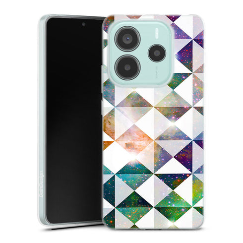 Coque Xiaomi Redmi Note 14 5G Space Diamonds abstract