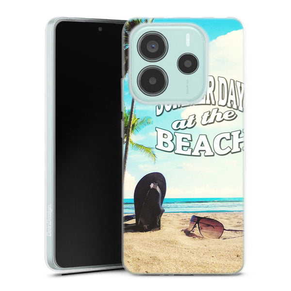 Coque Xiaomi Redmi Note 14 5G Summer Days | Housse silicone, antichocs, protection optimale - Motif floral