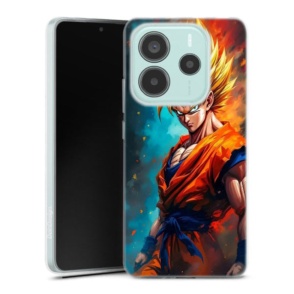 coque Xiaomi Redmi Note 14 5G super saiyan infini