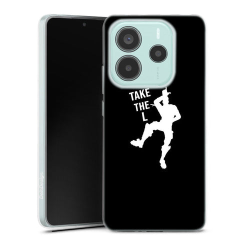 Coque Xiaomi Redmi Note 14 5G Take the L fortnite celebration Griezmann | Housse silicone, Protection optimale - Motif Jeux video Gaming