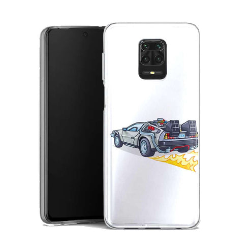 Coque Telephone Xiaomi Note 9 originale Delorean retour vers le futur