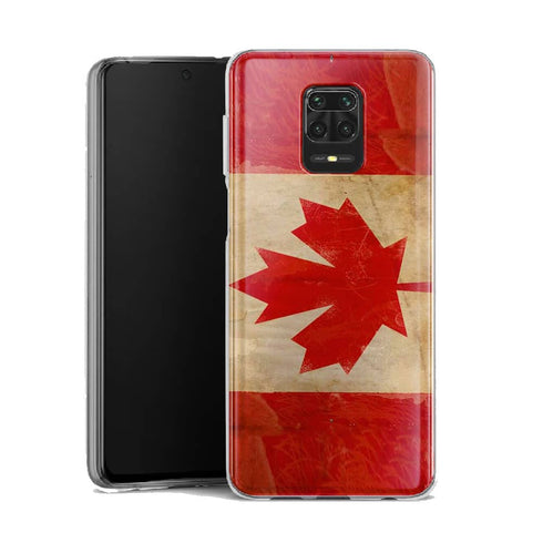Coque Xiaomi Note 9 Canada | Housse Silicone, Etui de protection antichoc | Drapeau Canadien