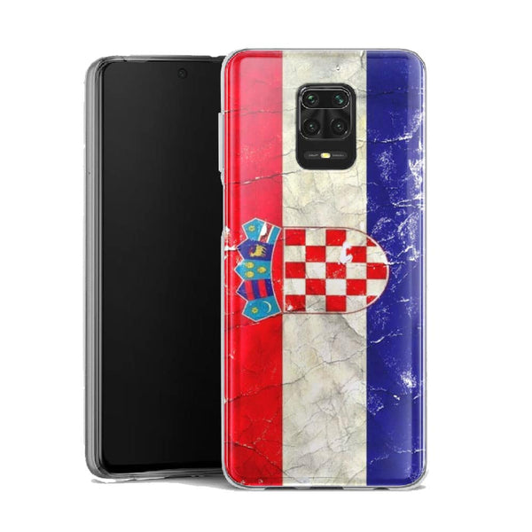 Coque Xiaomi Note 9 Croatie | Housse Silicone, Etui de protection antichoc | Drapeau Croate