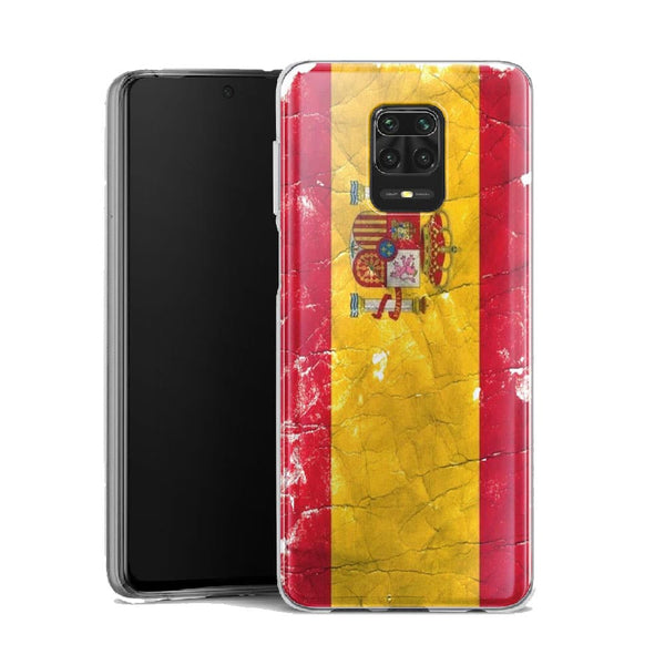 Coque Xiaomi Note 9 Espagne | Housse Silicone, Etui de protection antichoc | Drapeau Espagnol