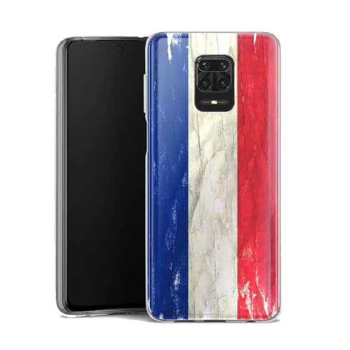 Coque Xiaomi Note 9 France | Housse Silicone, Etui de protection antichoc | Drapeau Français