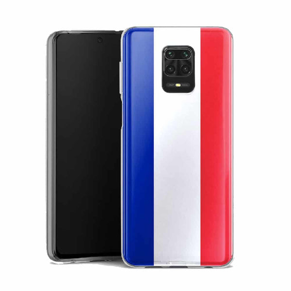 Coque Xiaomi Note 9 France | Housse Silicone, Etui de protection antichoc | Drapeau Français
