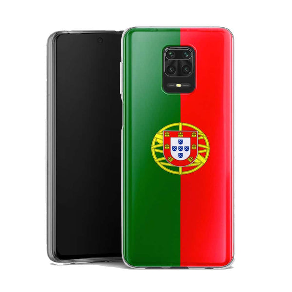 Coque Xiaomi Note 9 Portugal | Housse Silicone, Etui de protection antichoc | Drapeau Portugais