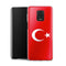 Coque Xiaomi Note 9 Turquie | Housse Silicone, Etui de protection antichoc | Drapeau Turc