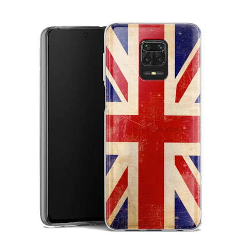Coque Xiaomi Note 9 Grande-Bretagne | Housse Silicone, Etui de protection antichoc | Drapeau Anglais