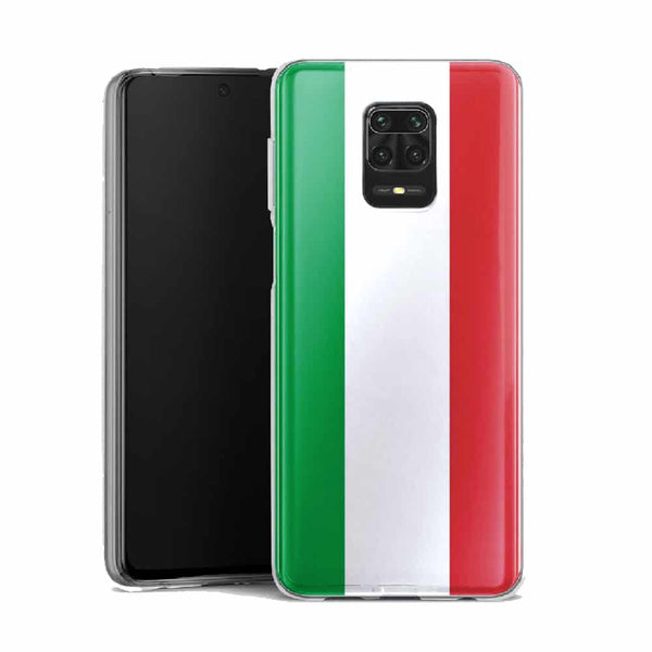 Coque Xiaomi Note 9 ITalie | Housse Silicone, Etui de protection antichoc | Drapeau iTalien