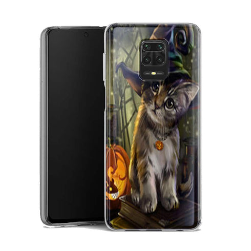 Coque Xiaomi Note 9 Halloween Cat