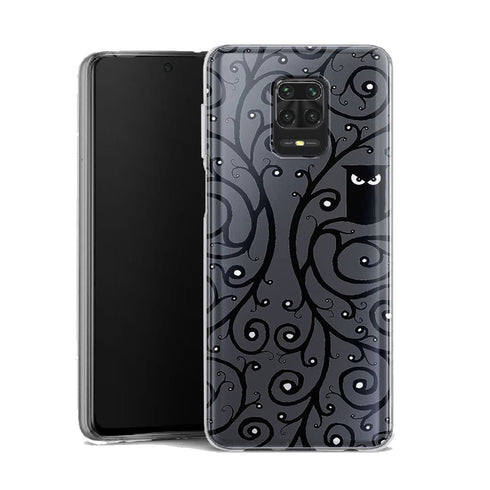 Coque Xiaomi Note 9 Hibou Noir et Blanc