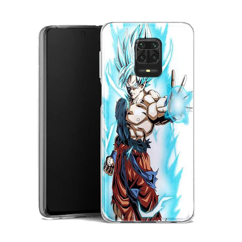 Coque Xiaomi Note 9 Super Sayan Bleu