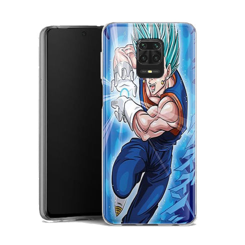 Coque Xiaomi Note 9 Super Vegeta Bleu