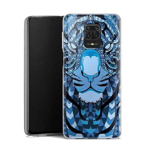 Coque Xiaomi Note 9 Tigre Bleu Aztec