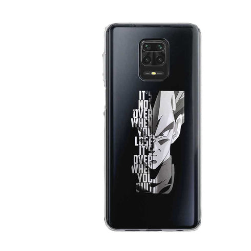 Coque Xiaomi Redmi Note 9 Vegeta Not Over | Histoire Dragon Ball, Housse Silicone