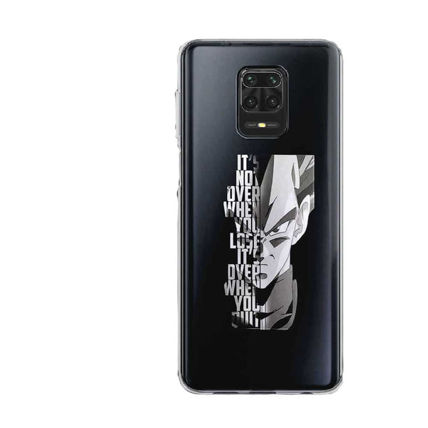 Coque Xiaomi Redmi Note 9 Vegeta Not Over | Histoire Dragon Ball, Housse Silicone