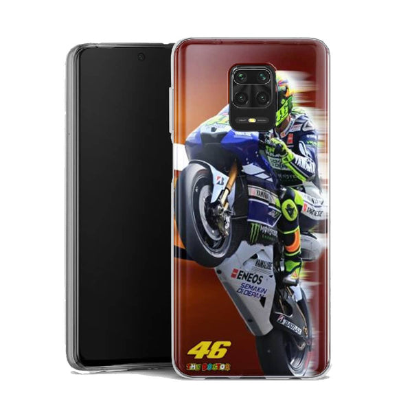 Coque Telephone Xiaomi Note 9 originale Fan de yamaha en feu vr46 doctors