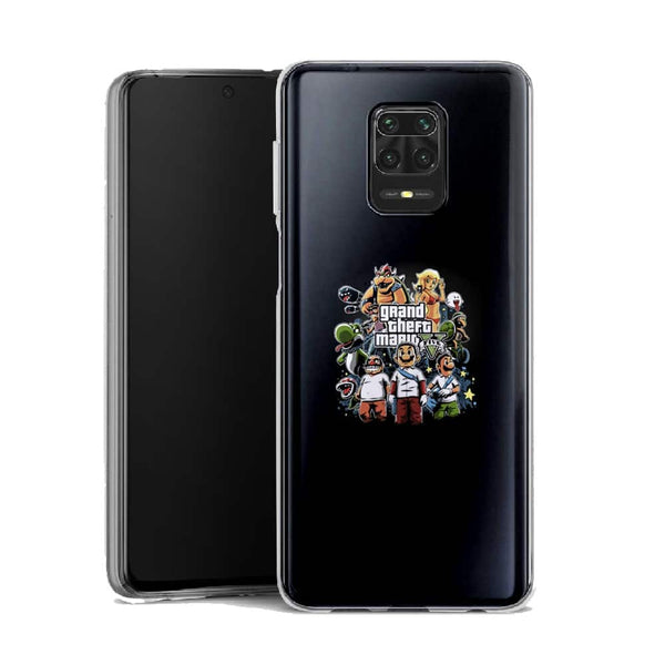 Coque Telephone Xiaomi Note 9 Grand Theft Mario