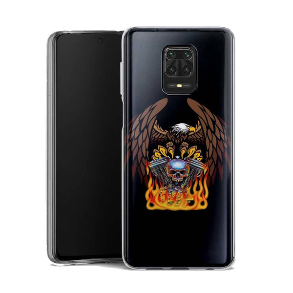 Coque Xiaomi Note 9 Harley Davidson Skull engine